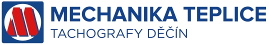 logo firmy Mechanika Teplice, družstvo závod Děčín Tachografy