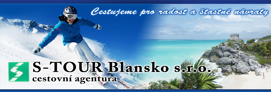 logo firmy Cestovní agentura - S-TOUR Blansko, s.r.o