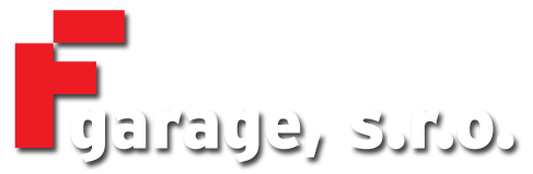 logo firmy F - Garage, s.r.o.