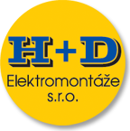 logo firmy H+D Elektromontáže s.r.o.