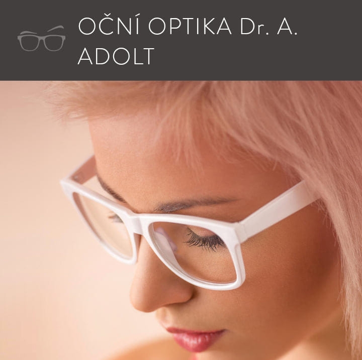 logo firmy OČNÍ OPTIKA Dr. A. ADOLT