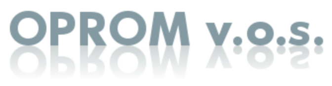 logo firmy OPROM v.o.s.