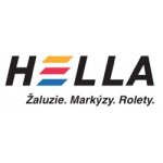 logo firmy HELLA stínicí technika s.r.o. Výroba prodej žaluzie rolety markýzy