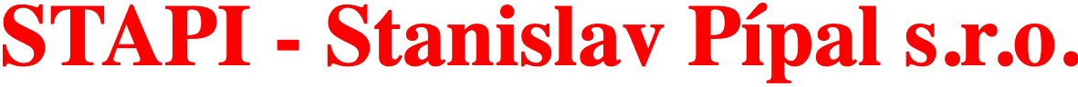 logo firmy STAPI - Stanislav Pípal s.r.o.
