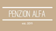 logo firmy Penzion Alfa