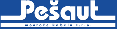 logo firmy PEŠAUT - MONTÁŽE KABELŮ, s.r.o.
