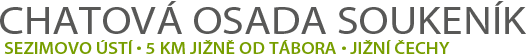 logo firmy CHATOVÁ OSADA SOUKENÍK